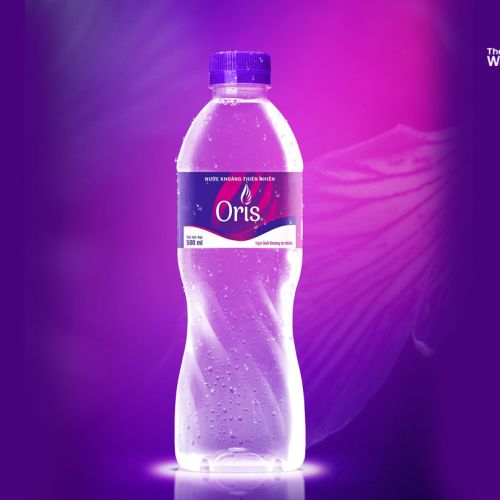 Nước tinh khiết Oris 350ml và 500ml. 